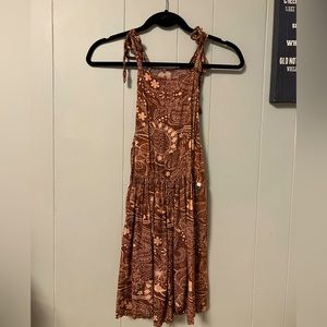 Rusty Supply Co.  Flowy Tie-Strap Sundress